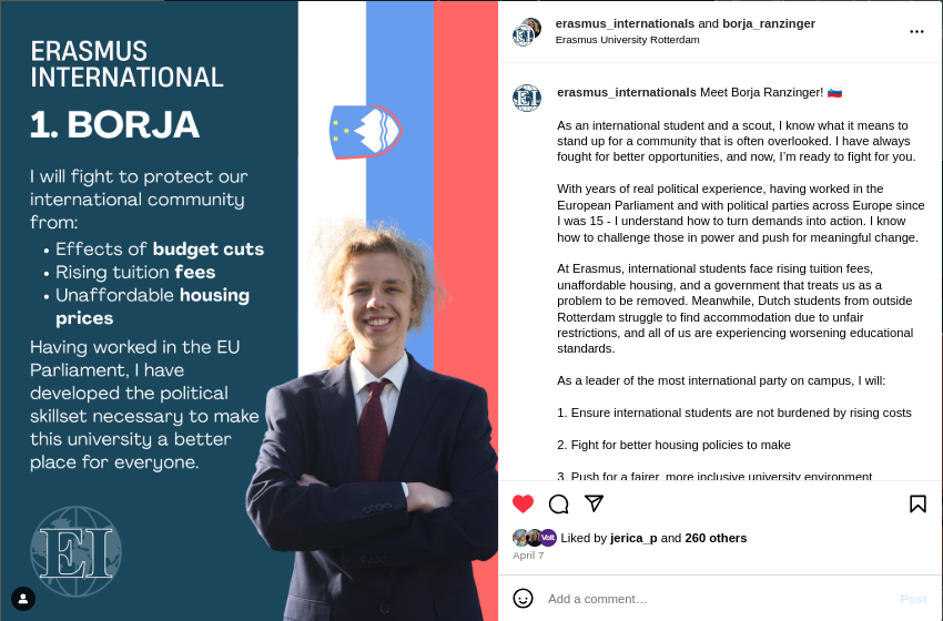 Borja Ranzinger - Erasmus International